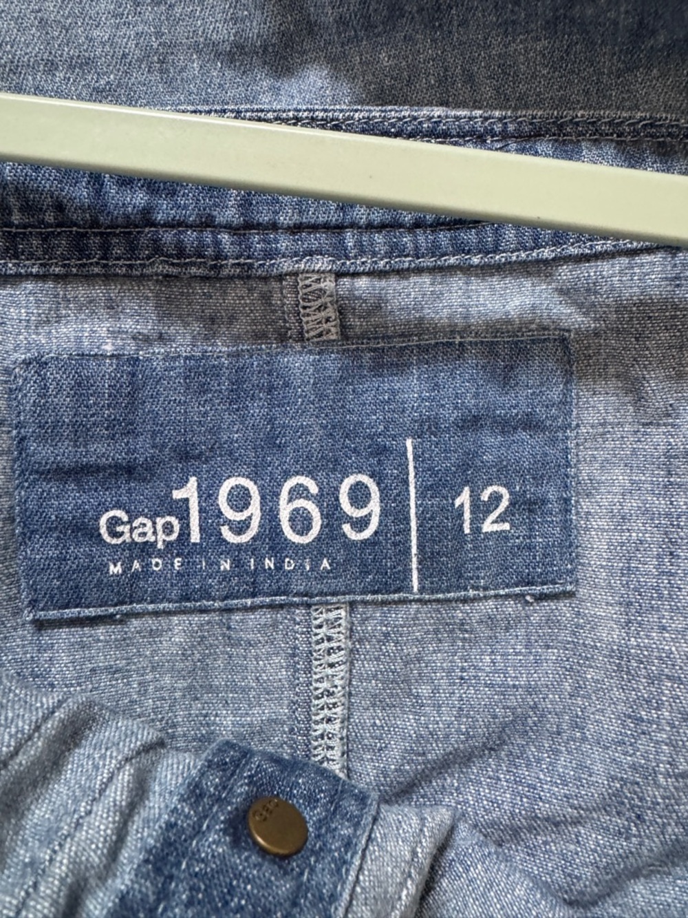 Gap 1969* Vintage Denim Dress - Picture 7 of 10